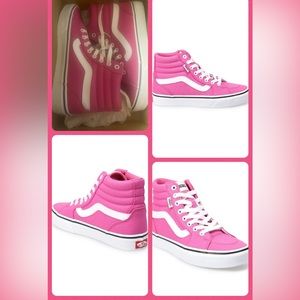 Pink Vans size 9M NEW
